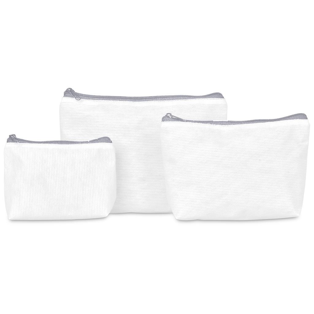 Pre-Production Sample Hoppla Recycled PET Stitch-Bond Mini Toiletry Bag - Image 5