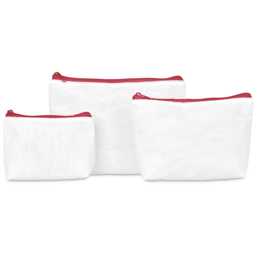 Pre-Production Sample Hoppla Recycled PET Stitch-Bond Mini Toiletry Bag - Image 10