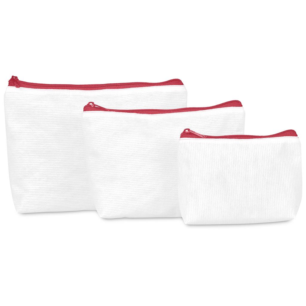 Pre-Production Sample Hoppla Recycled PET Stitch-Bond Mini Toiletry Bag - Image 4