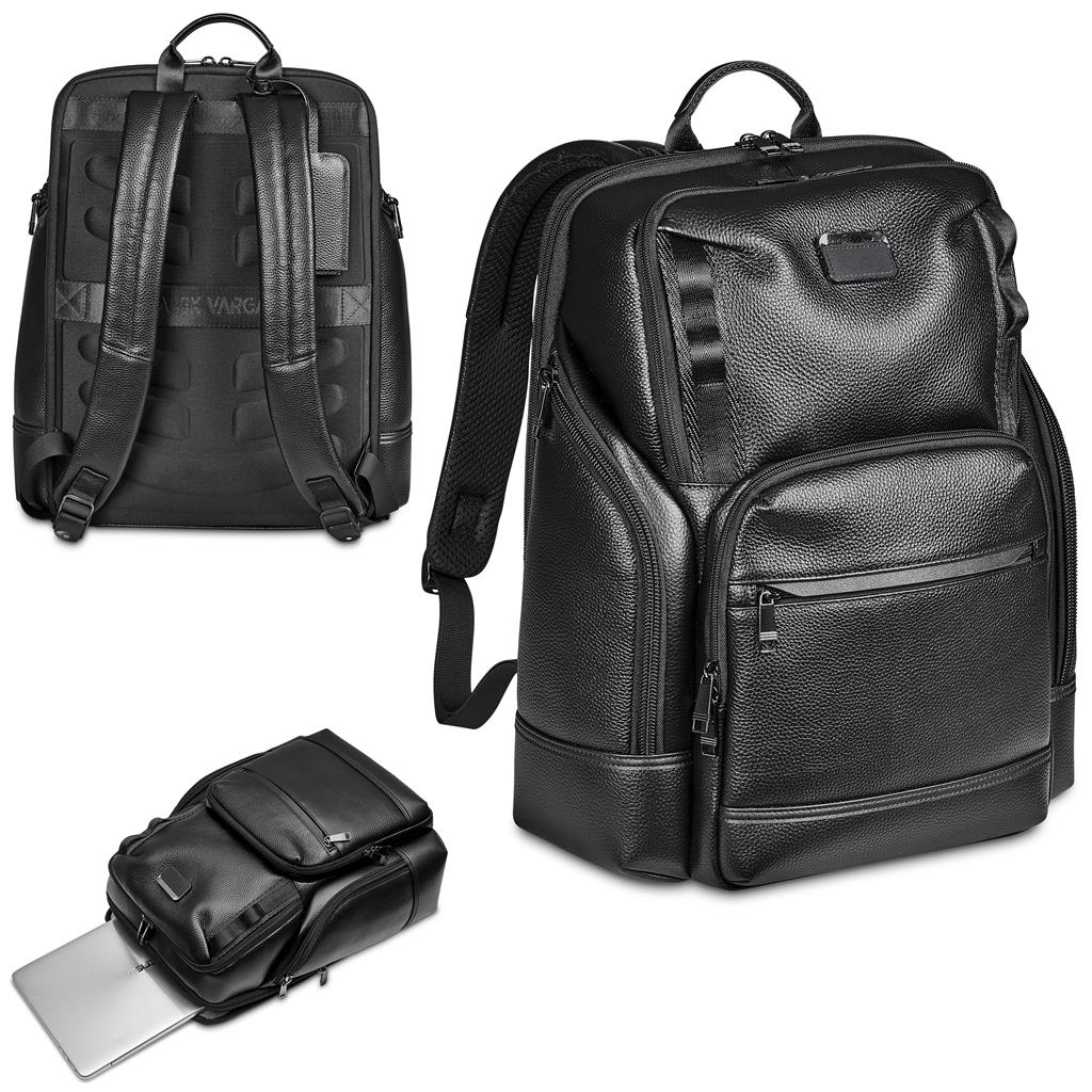 Alex Varga Portofino Leather Laptop Bag - Image 3